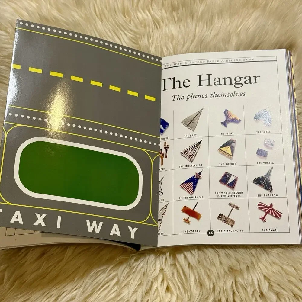 The World Record Paper Airplane Book by Jeff Lammers and Ken Blackburn (1994,...